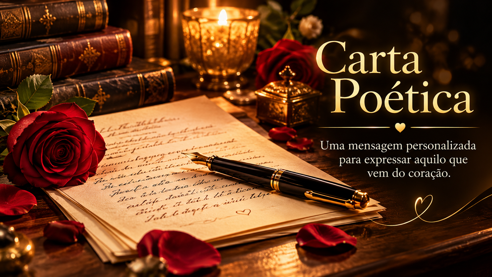 Carta Poética à luz de velas